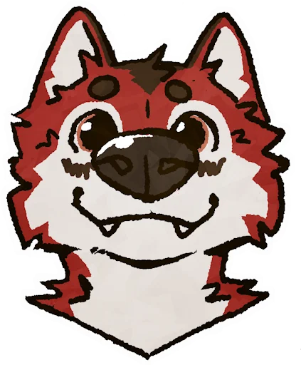 😋 Стикер «Wolf Ezo» для Telegram