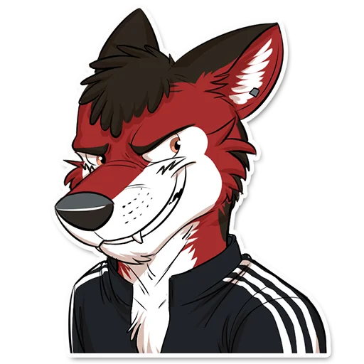 🐺 Стикер «Wolf Ezo» для Telegram