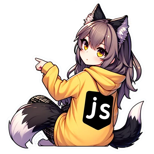 😇 Стикер «wolftyan js» для Telegram