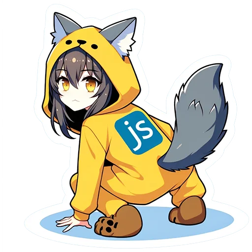 😑 Стикер «wolftyan js» для Telegram