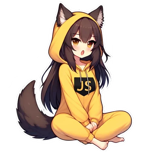 😮 Стикер «wolftyan js» для Telegram