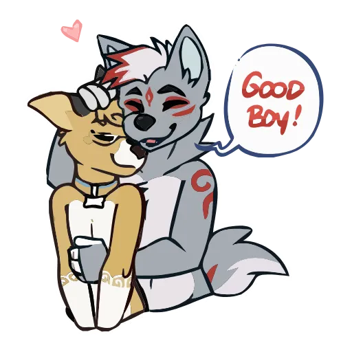 🤪 Стикер «Wolfy Animated» для Telegram