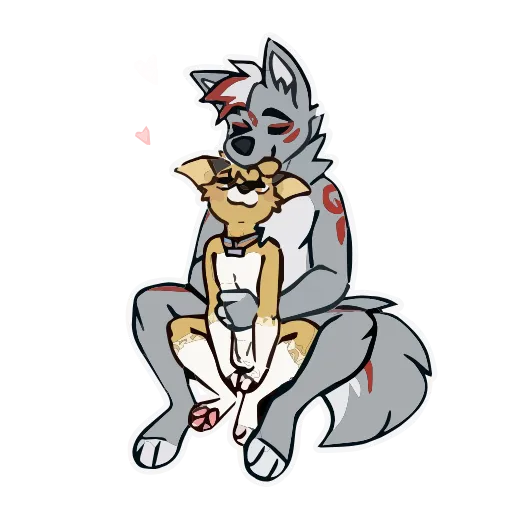 🥳 Стикер «Wolfy Animated» для Telegram