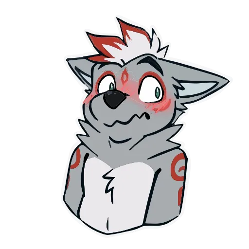 🤪 Стикер «Wolfy Animated» для Telegram