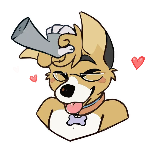 🥳 Стикер «Wolfy Animated» для Telegram