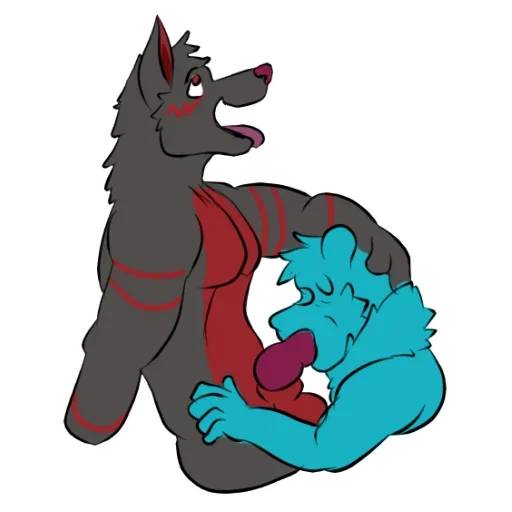 😚 Стикер «WolfyFlyffy» для Telegram