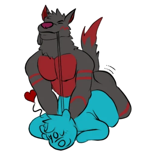 😚 Стикер «WolfyFlyffy» для Telegram