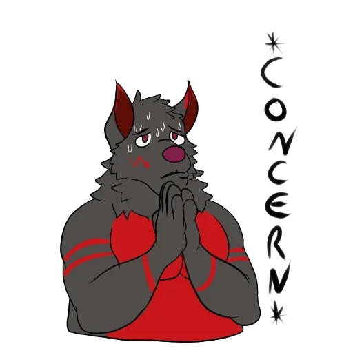 🤨 Стикер «WolfyFlyffy» для Telegram