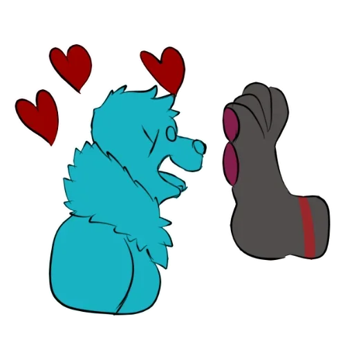 😙 Стикер «WolfyFlyffy» для Telegram