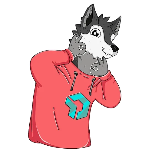 Стикерпак Wolfy для Telegram
