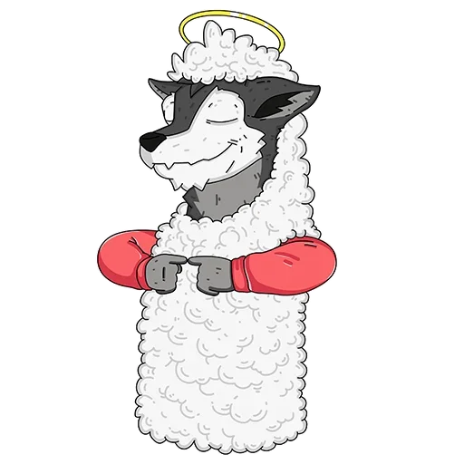 🙁 Стикер «Wolfy» для Telegram