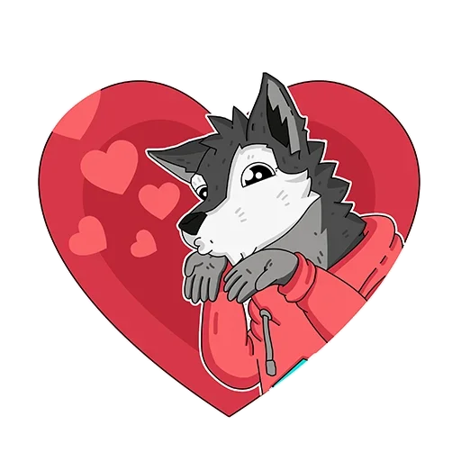 🙁 Стикер «Wolfy» для Telegram