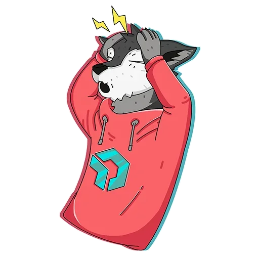 😟 Стикер «Wolfy» для Telegram