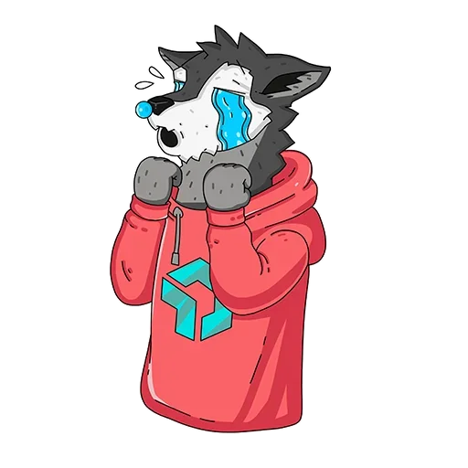 😱 Стикер «Wolfy» для Telegram