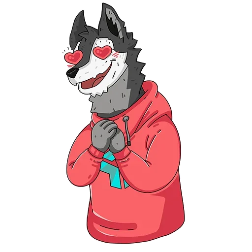 🥺 Стикер «Wolfy» для Telegram