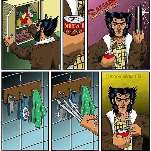 🐺 Стикер «Wolverine» для Telegram
