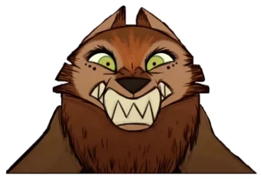 😬 Стикер «Wolfwalkers» для Telegram