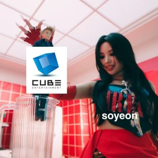 😏 Стикер «(G) I-DLE» для Telegram