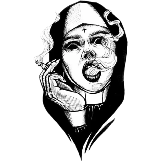🤫 Стикер «Women tattoos» для Telegram