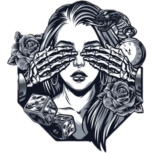 🤭 Стикер «Women tattoos» для Telegram