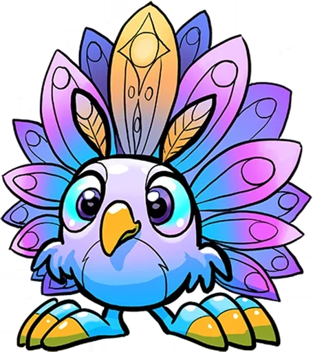 🦚 Стикер «Wonderful Pet» для Telegram