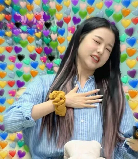 🐝 Стикер «wonyoung random —» для Telegram