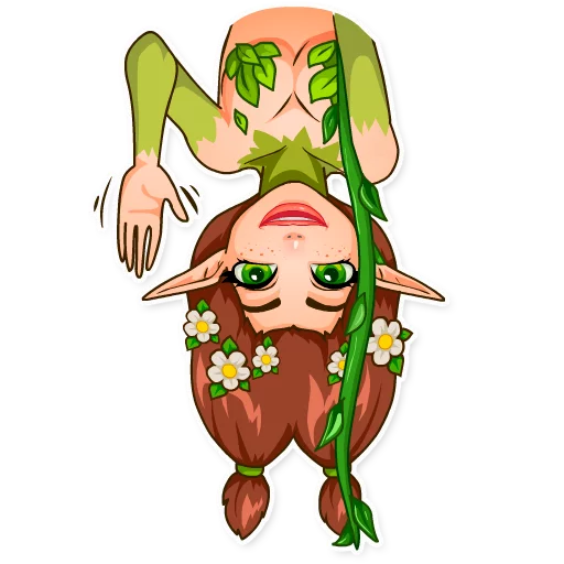 👋 Стикер «Wood Nymph» для Telegram