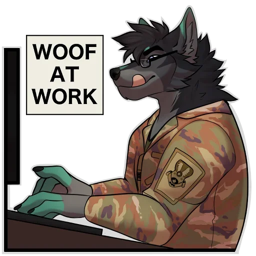 😋 Стикер «Woof Dirty» для Telegram