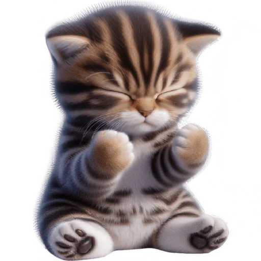 😣 Стикер «Котенок карьерист» для Telegram