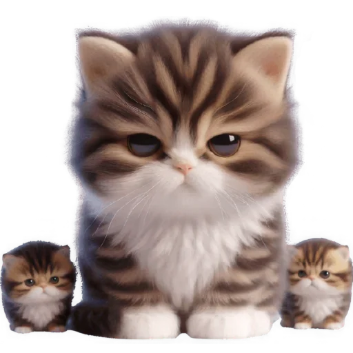 😤 Стикер «Котенок карьерист» для Telegram