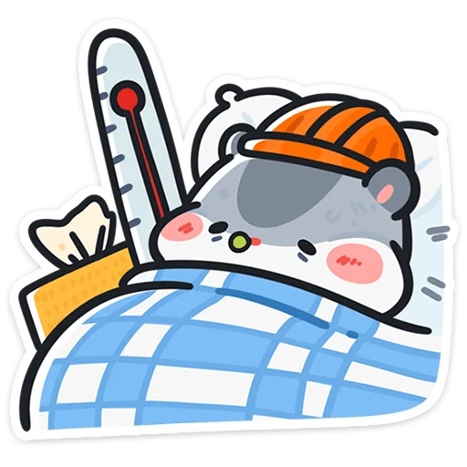 👷 Стикер «Толик-трудоголик» для Telegram
