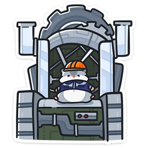 👷 Стикер «Толик-трудоголик» для Telegram