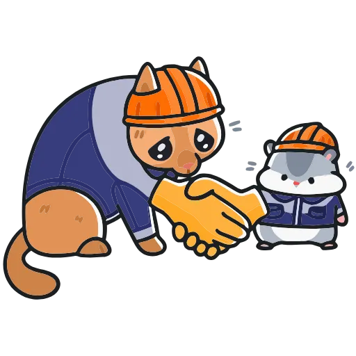 🤝 Эмодзи «Толик-трудоголик» для Telegram