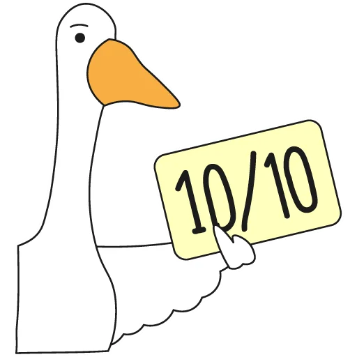 😍 Стикер «Work Goose» для Telegram