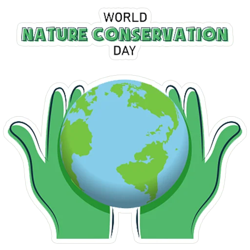 🏕 Стикер «World Earth Days» для Telegram