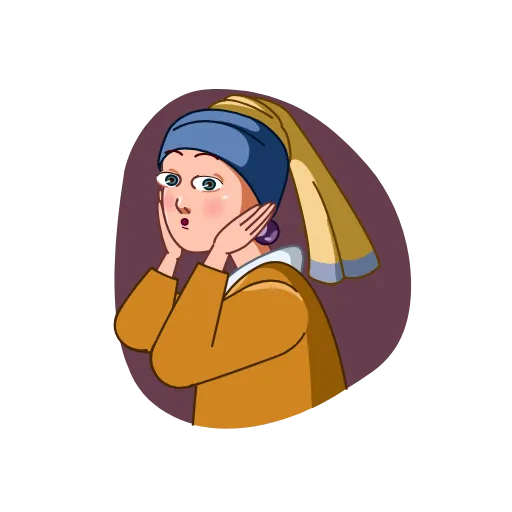 😉 Стикер «World Art» для Telegram