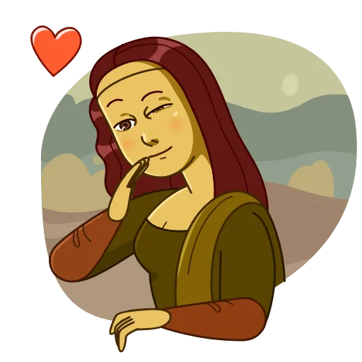 😘 Стикер «World Art» для Telegram