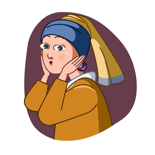 👍 Стикер «World Art» для Telegram