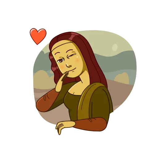 😘 Стикер «World Art» для Telegram