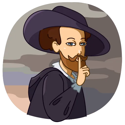 🤫 Стикер «World Art» для Telegram