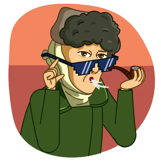 😎 Стикер «World Art» для Telegram