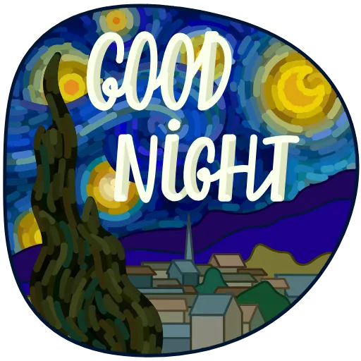 💤 Стикер «World Art» для Telegram