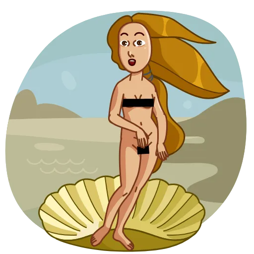 😳 Стикер «World Art» для Telegram