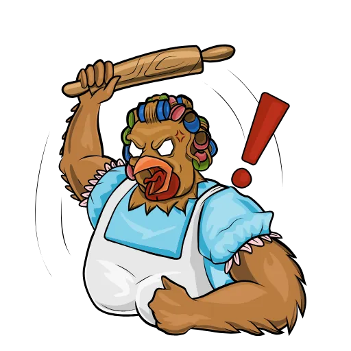 😤 Стикер «World Of Cocks» для Telegram
