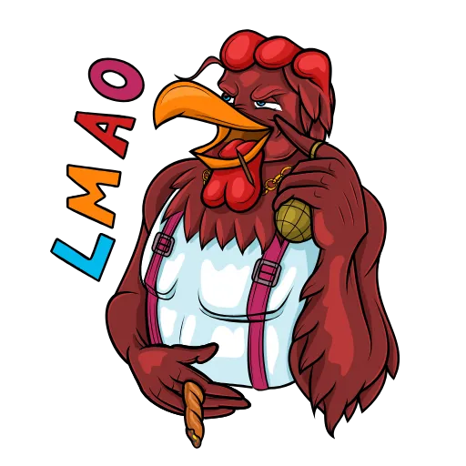 😈 Стикер «World Of Cocks» для Telegram