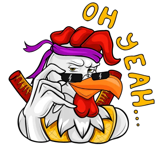 😎 Стикер «World Of Cocks» для Telegram