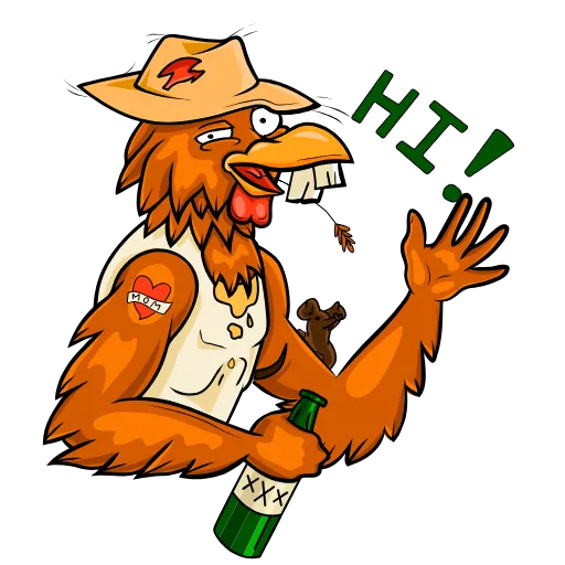 👋 Стикер «World Of Cocks» для Telegram