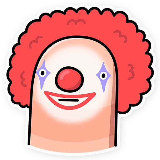🤡 Стикер «Червяк Петя» для Telegram