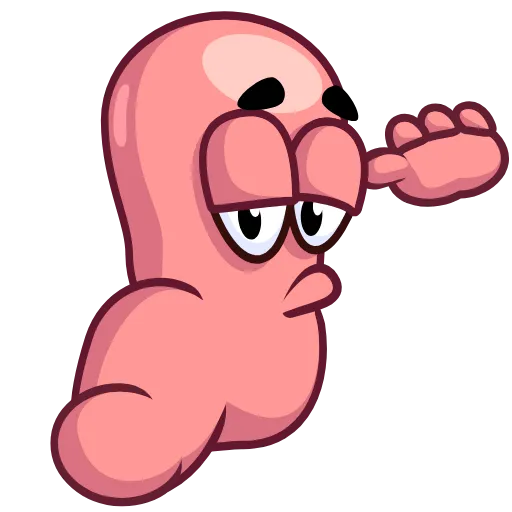 🫤 Эмодзи «Worm Emoji» для Telegram