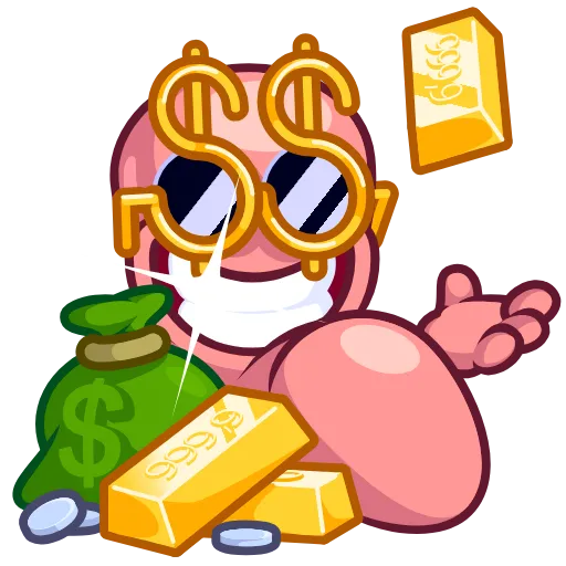 🤑 Эмодзи «Worm Emoji» для Telegram